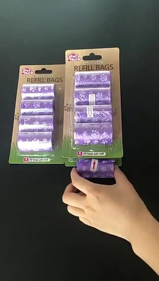 Одноразовые биоразлагаемые мешки для какашек, Компостируемые мешки для какашек, Мешок для мусора для домашних животных, Разлагаемый мешок для собачьих какашек, Мешок для какашек для домашних животных, Мешок для подгузников, Мешок для подгузников