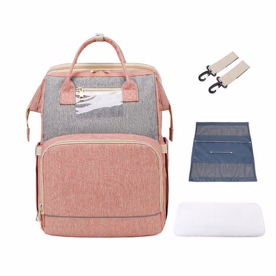 Водонепроницаемый съемный многофункциональный рюкзак с двойным плечом на открытом воздухе, детская кроватка, пеленальный столик, сумка для хранения подгузников для мамы (CY3639)